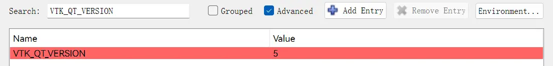 CMake 条目配置-VTK_QT_VERSION